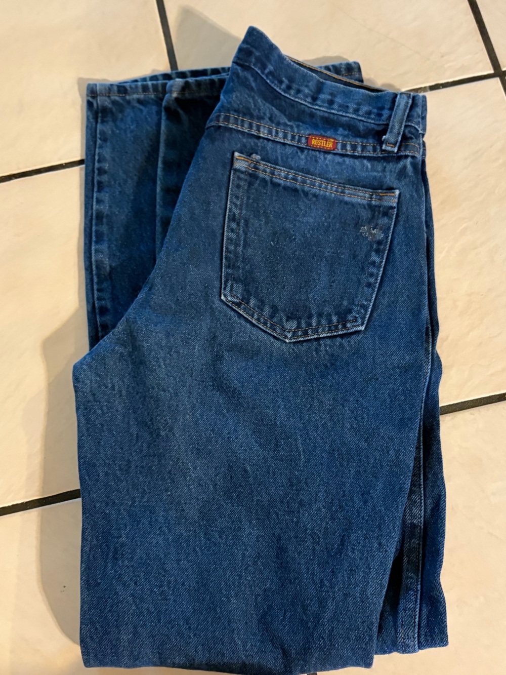 Men's Dark Blue Denim Jeans